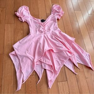 Dolls Kill (Chasin’ Rainbows) Pink Fairy Mini Dress 💗